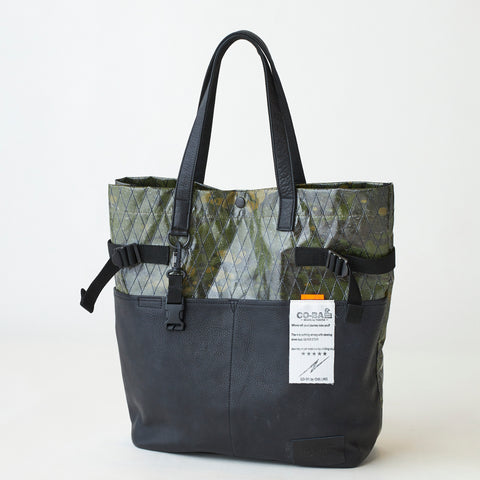 THE XXXXXX トートバッグ CO-BA | XPAC x LEATHER TOTE BAG | コーバ Xパック x レザー